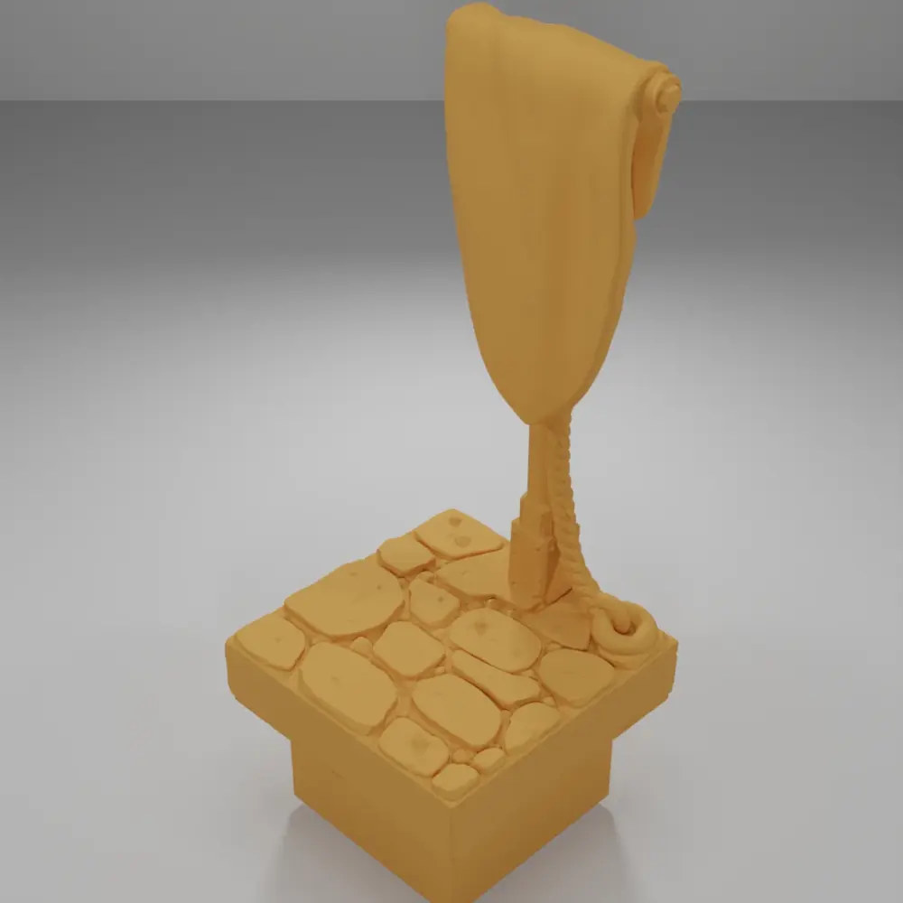 Heraldic Banner - Medieval Town Part 2 - Dungeon Blocks