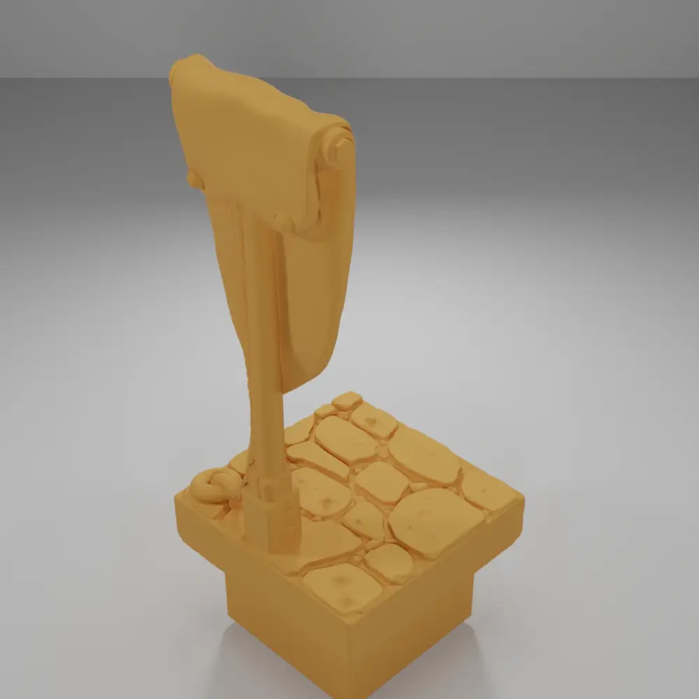Heraldic Banner - Medieval Town Part 2 - Dungeon Blocks
