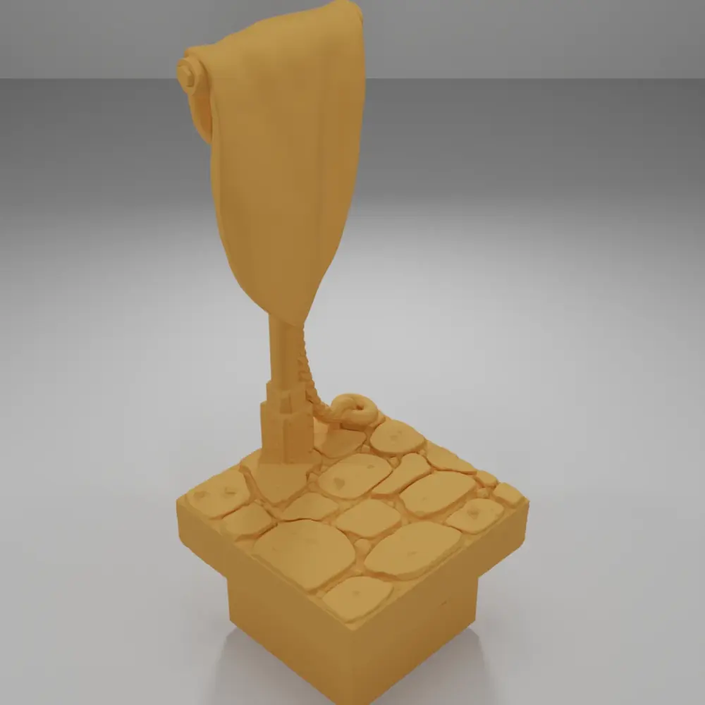 Heraldic Banner - Medieval Town Part 2 - Dungeon Blocks
