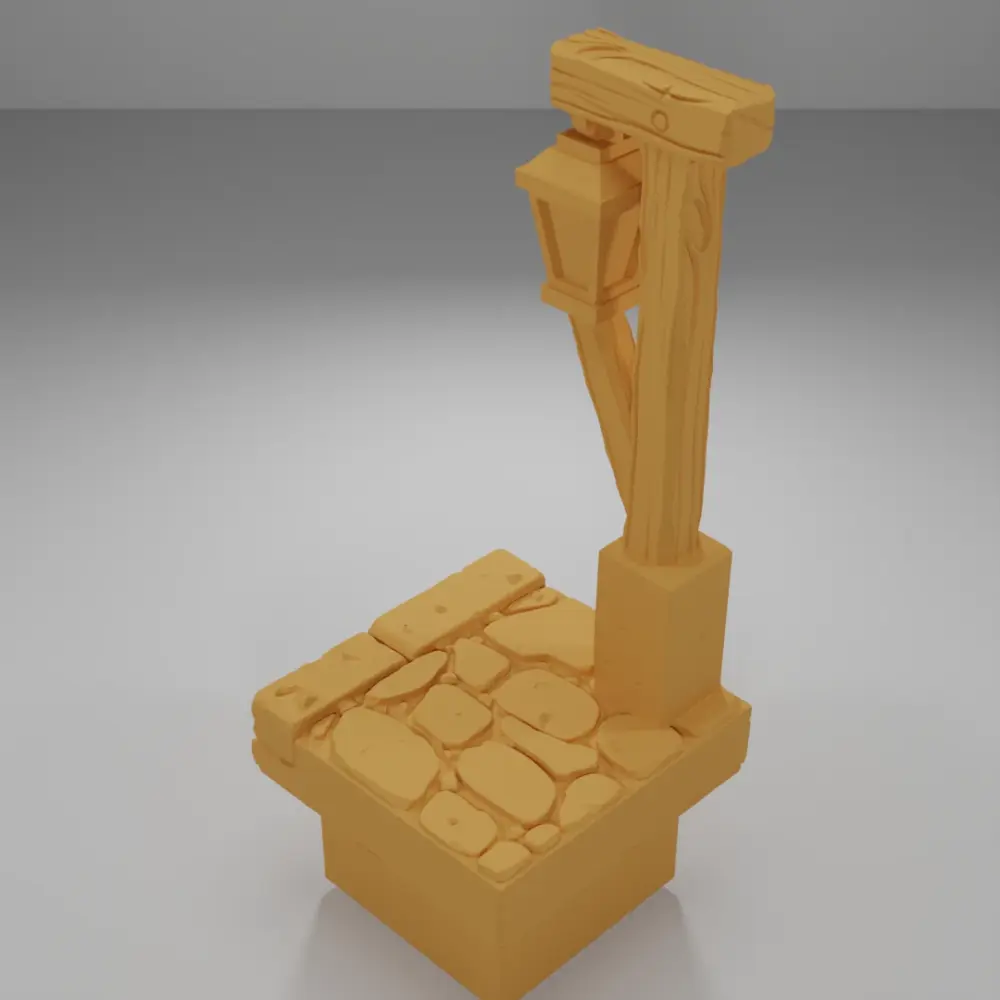 Street Lamp - Medieval Town Part 2 - Dungeon Blocks
