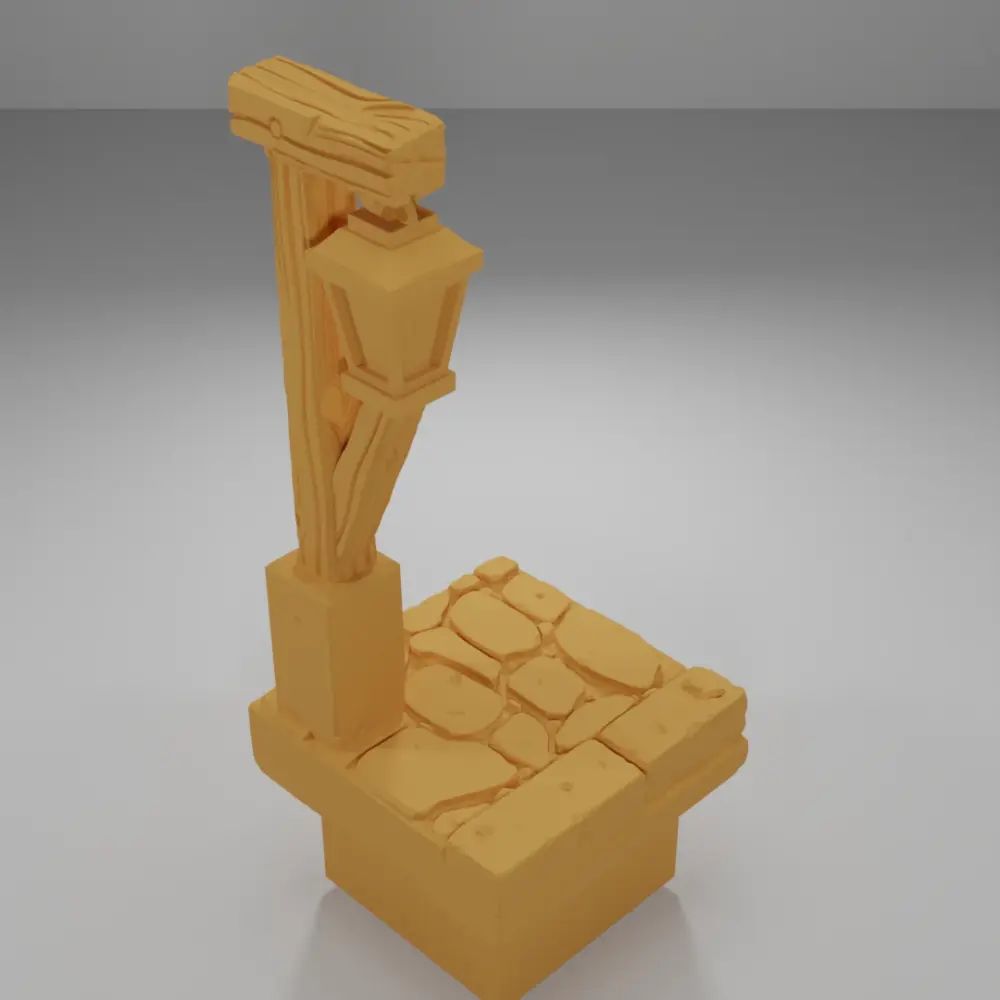 Street Lamp - Medieval Town Part 2 - Dungeon Blocks