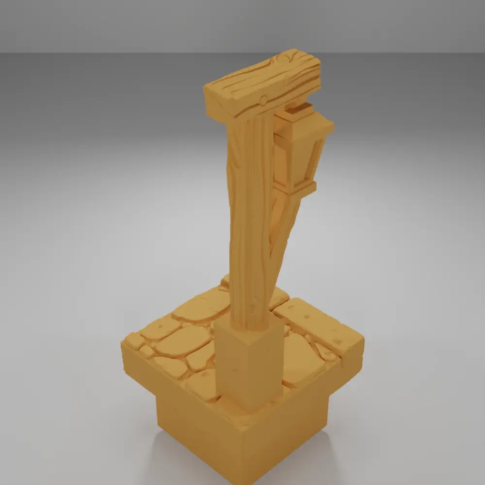 Street Lamp - Medieval Town Part 2 - Dungeon Blocks