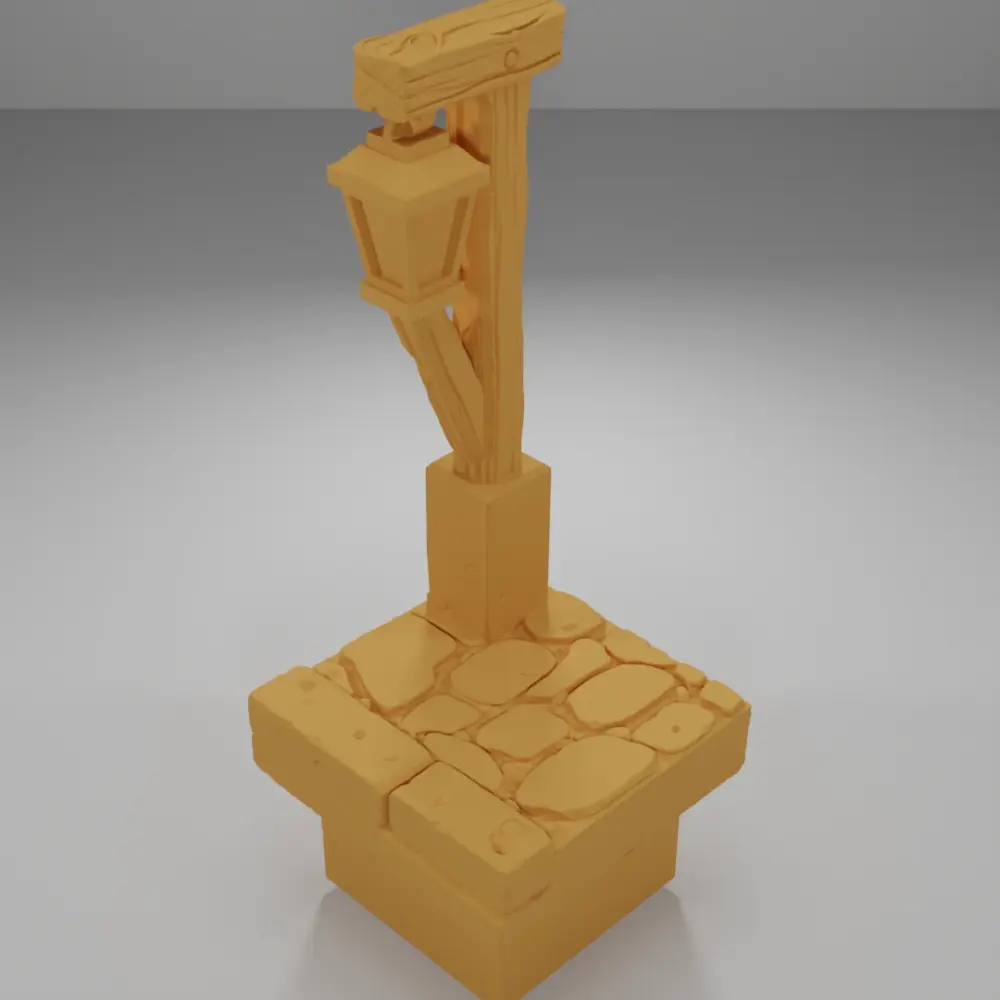 Street Lamp - Medieval Town Part 2 - Dungeon Blocks