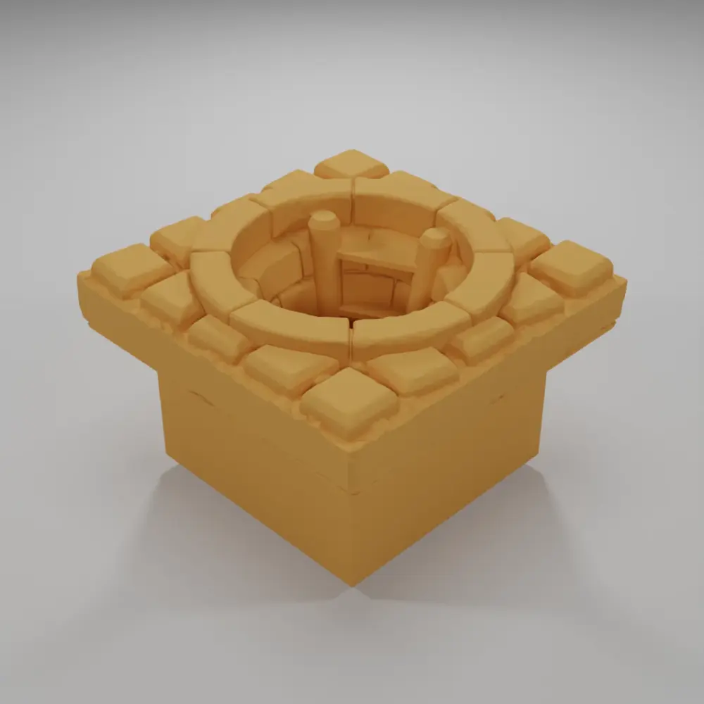 Opened Manhole - Medieval Town Part 2 - Dungeon Blocks