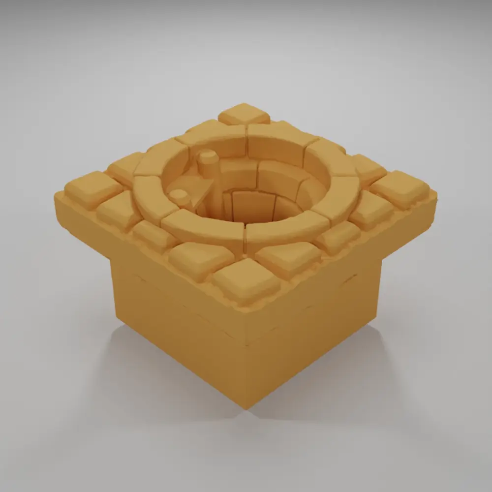 Opened Manhole - Medieval Town Part 2 - Dungeon Blocks