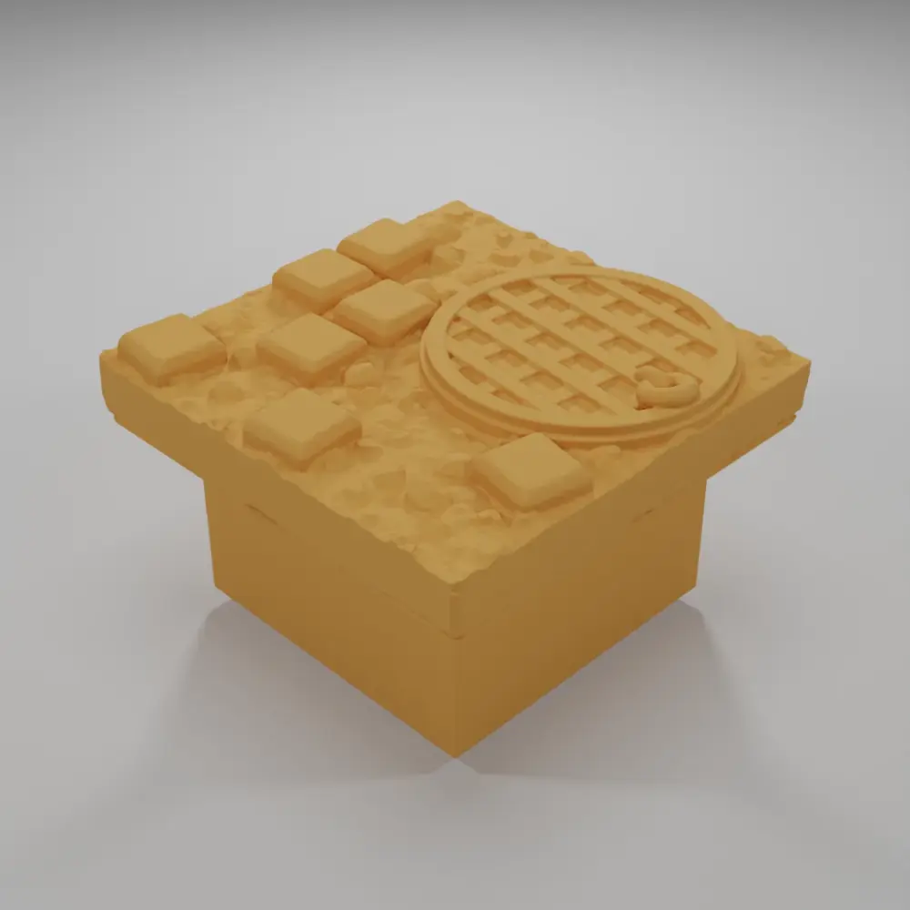 Manhole Cover - Medieval Town Part 2 - Dungeon Blocks