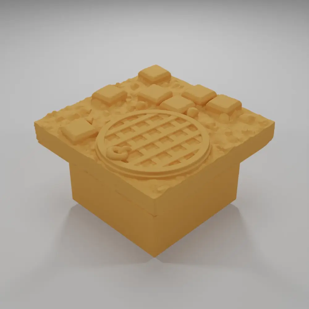Manhole Cover - Medieval Town Part 2 - Dungeon Blocks