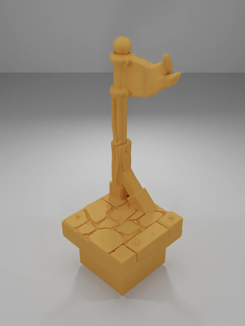 Flag Right Corner - Medieval Town Part 2 - Dungeon Blocks