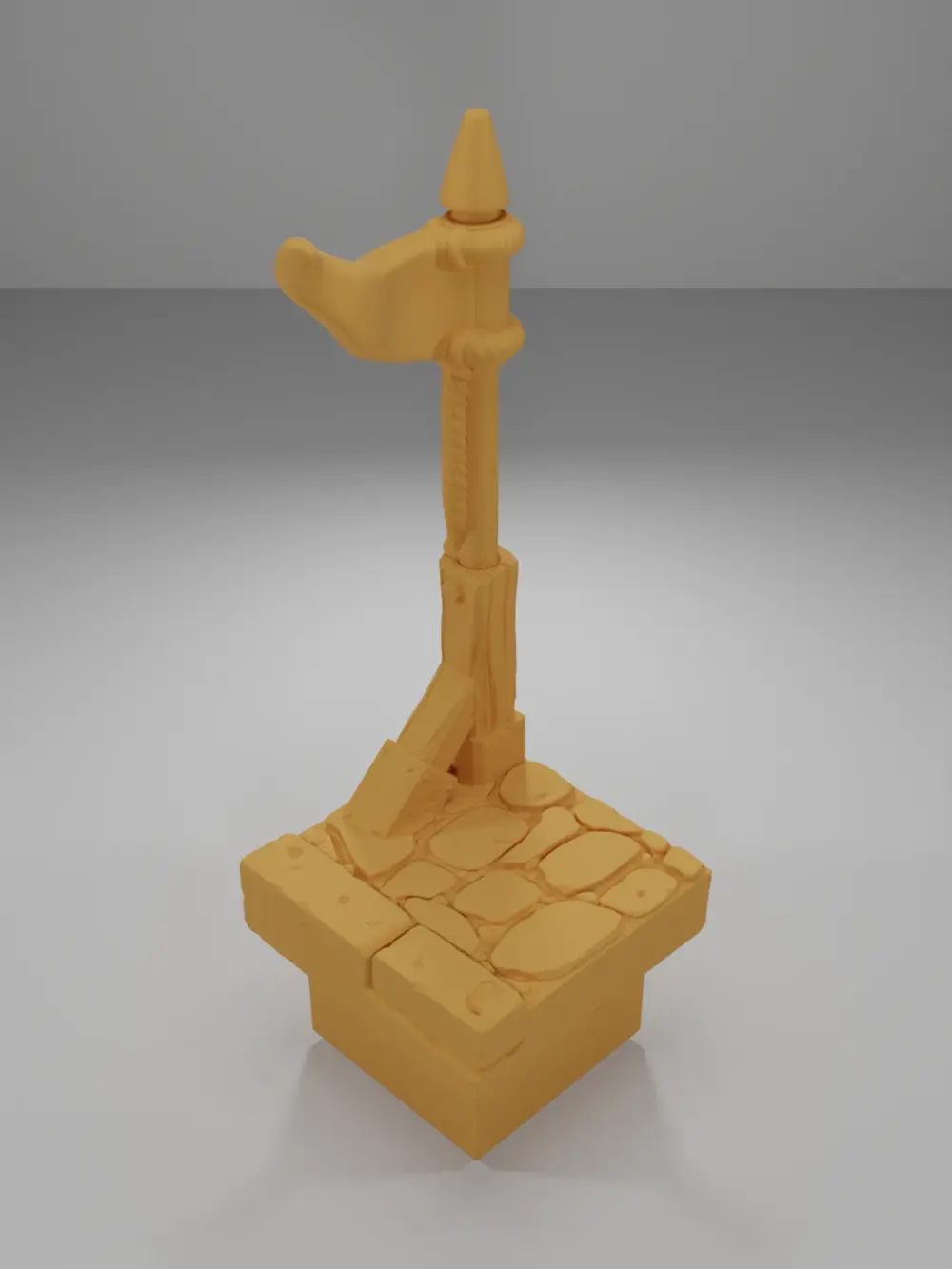 Flag Left Corner - Medieval Town Part 2 - Dungeon Blocks