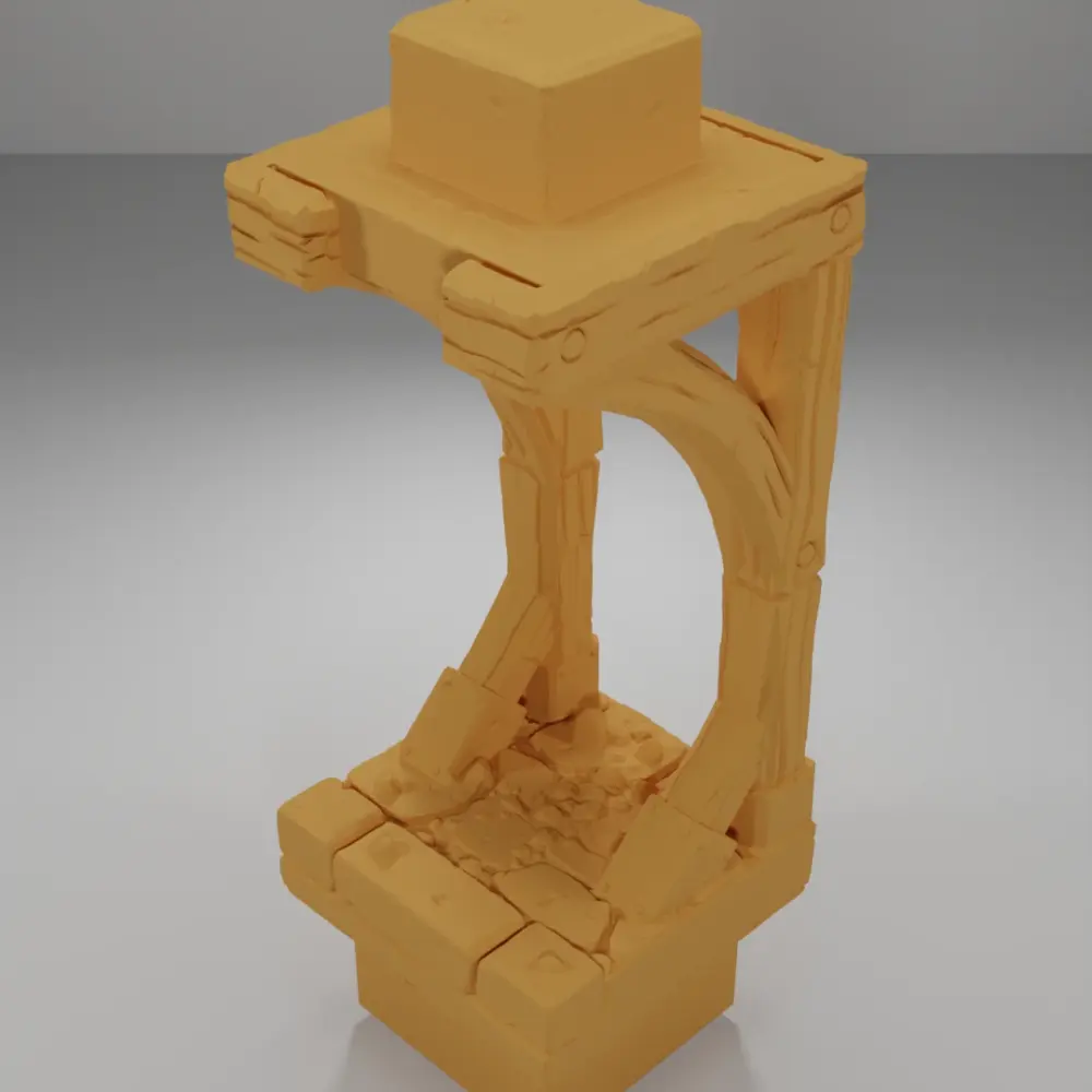Sidewalk Arch - Medieval Town Part 2 - Dungeon Blocks