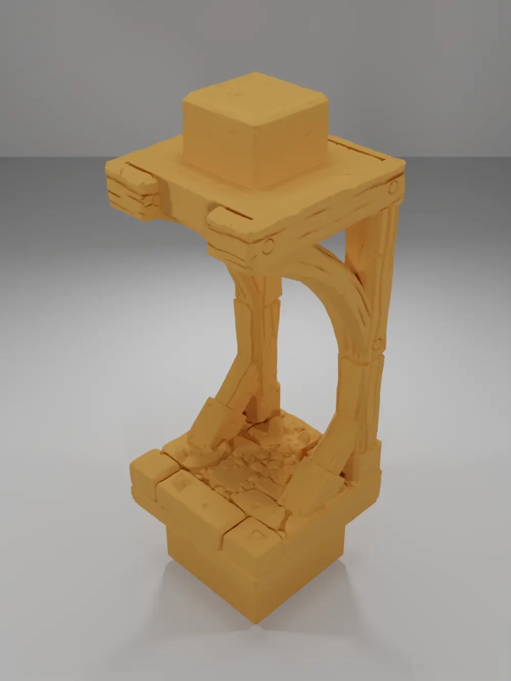 Sidewalk Arch - Medieval Town Part 2 - Dungeon Blocks