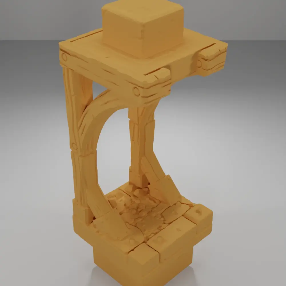Sidewalk Arch - Medieval Town Part 2 - Dungeon Blocks