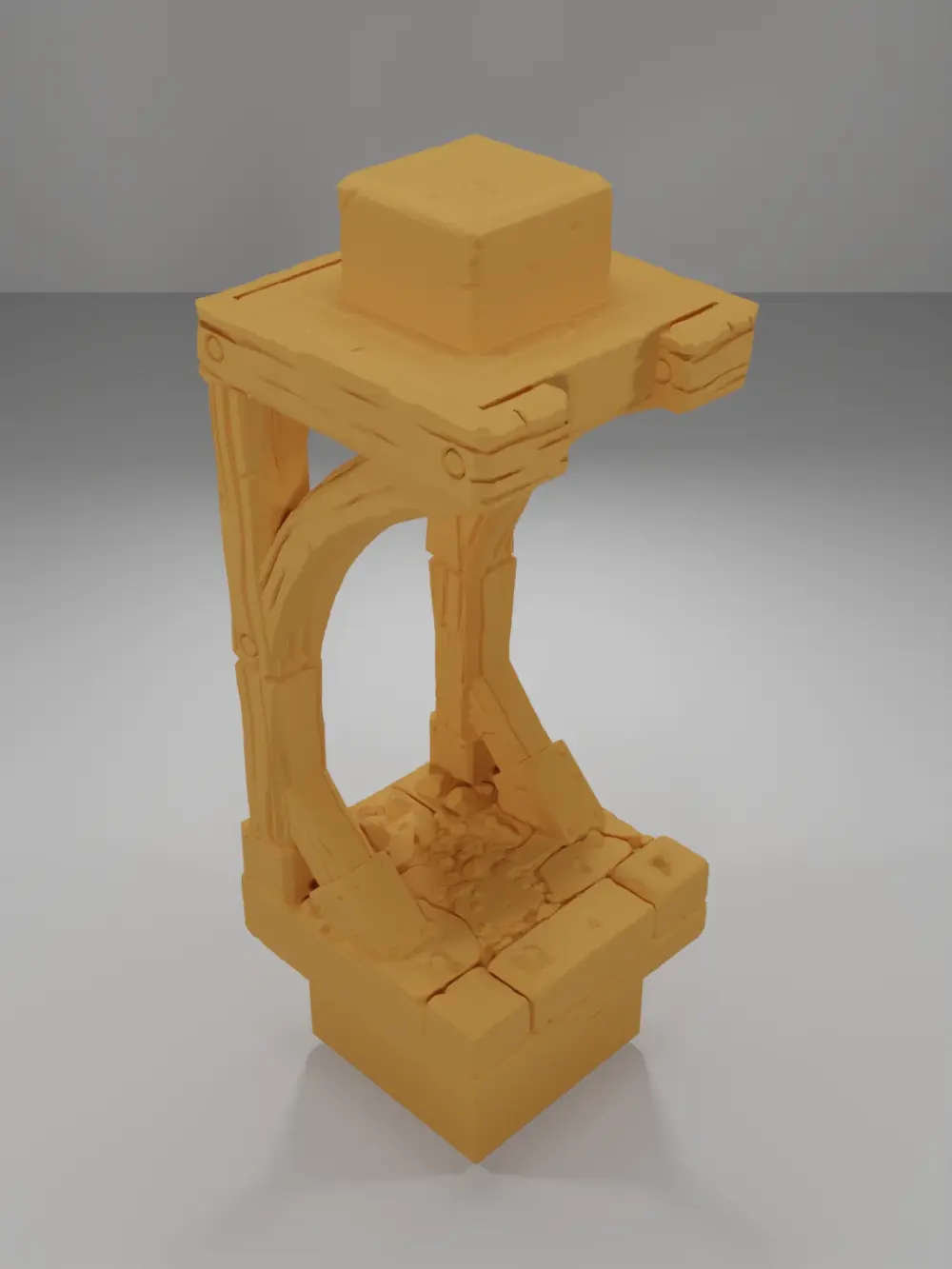 Sidewalk Arch - Medieval Town Part 2 - Dungeon Blocks