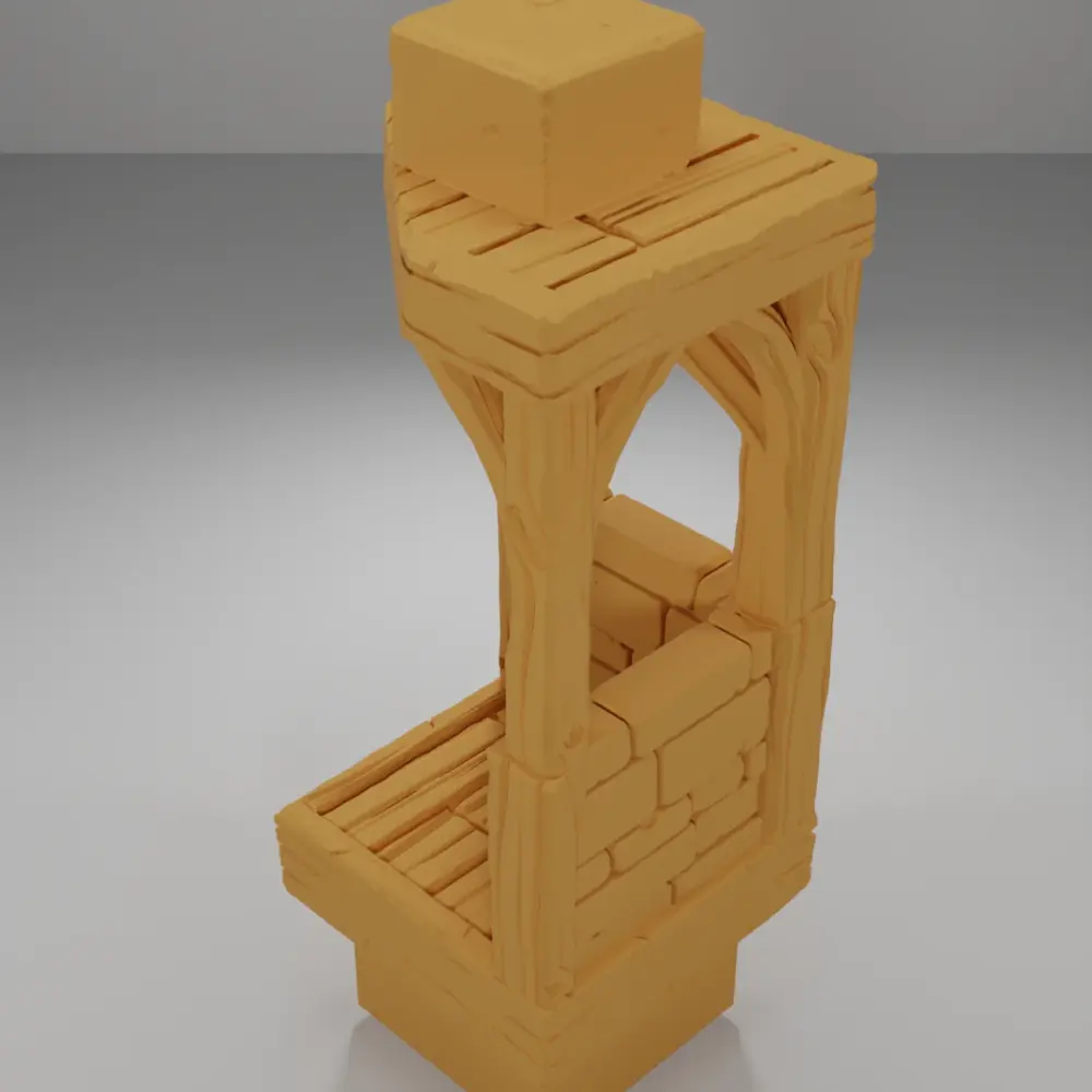 Low Angle Key - Medieval Town Part 2 - Dungeon Blocks