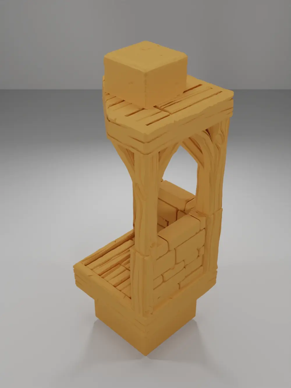 Low Angle Key - Medieval Town Part 2 - Dungeon Blocks