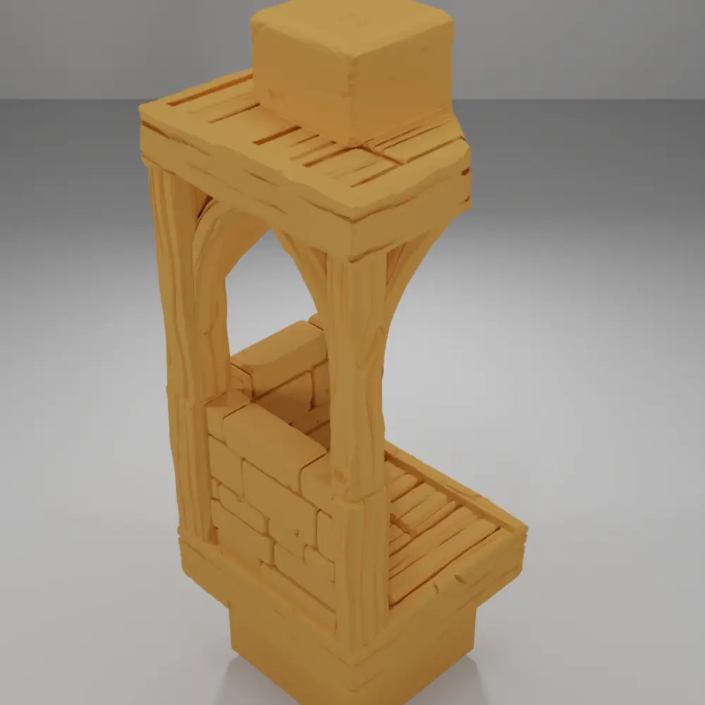 Low Angle Key - Medieval Town Part 2 - Dungeon Blocks