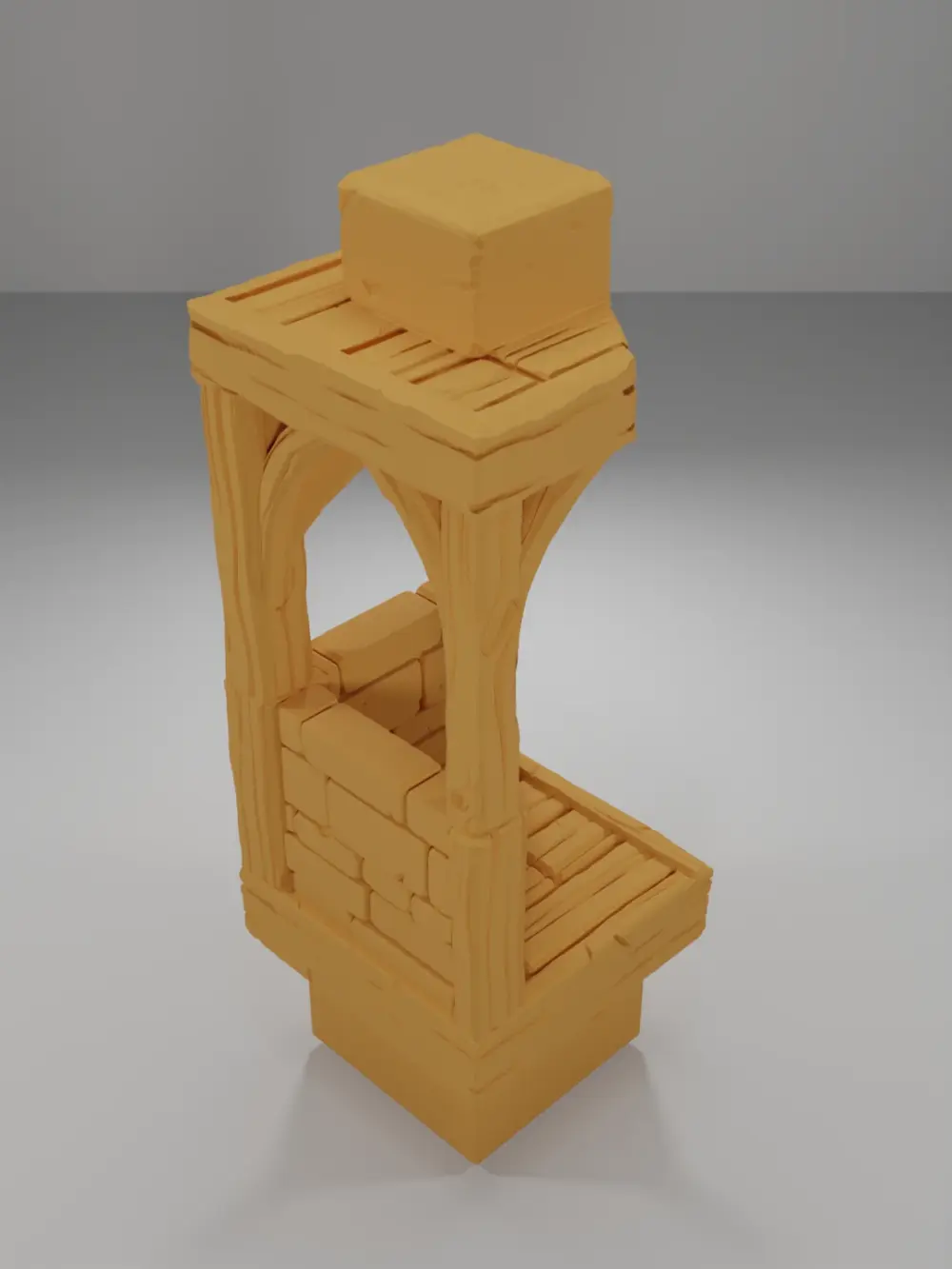 Low Angle Key - Medieval Town Part 2 - Dungeon Blocks