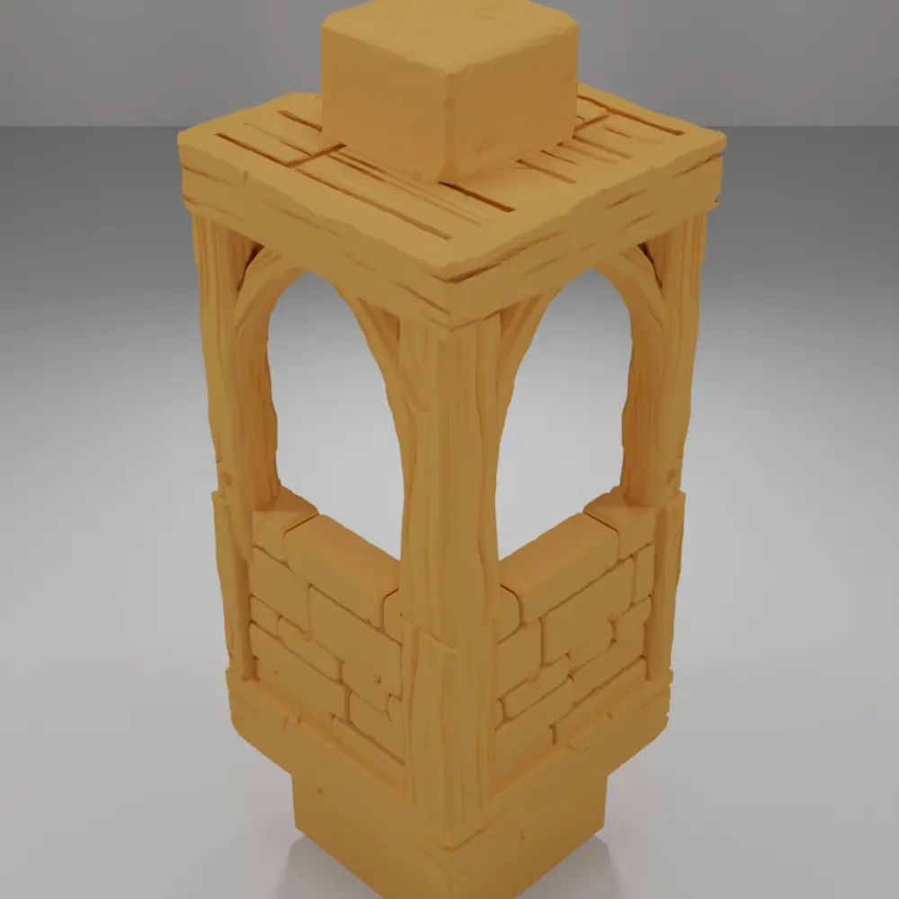 Low Angle Key - Medieval Town Part 2 - Dungeon Blocks