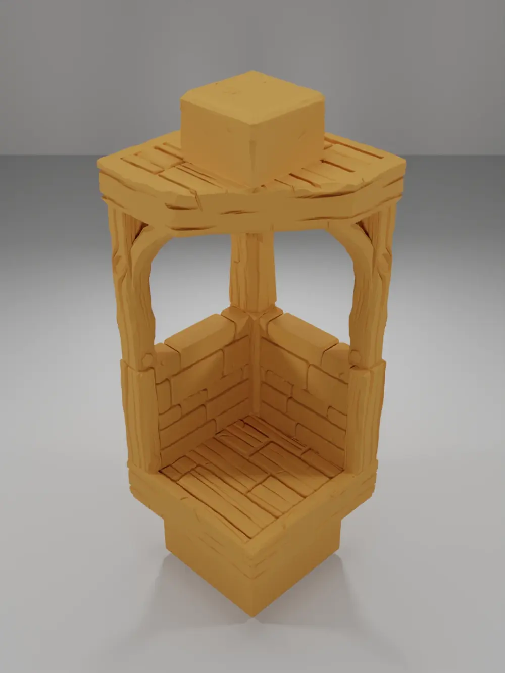 Low Angle Key - Medieval Town Part 2 - Dungeon Blocks
