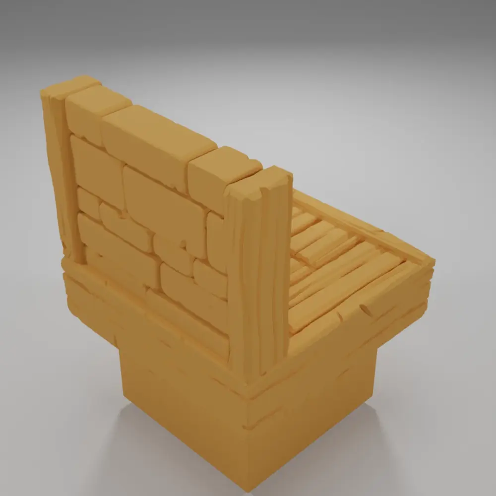 Wall 2 - Medieval Town Part 2 - Dungeon Blocks