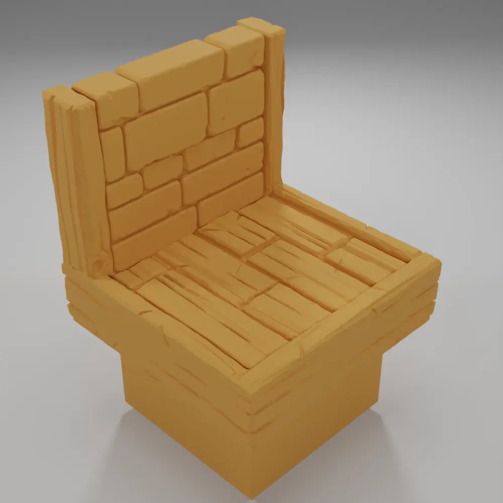 Wall 2 - Medieval Town Part 2 - Dungeon Blocks