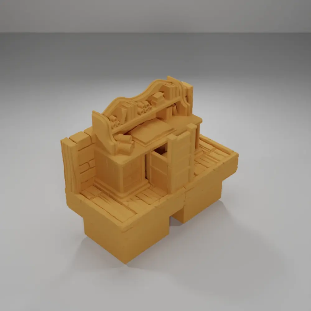 Desk - Medieval Town Part 2 - Dungeon Blocks