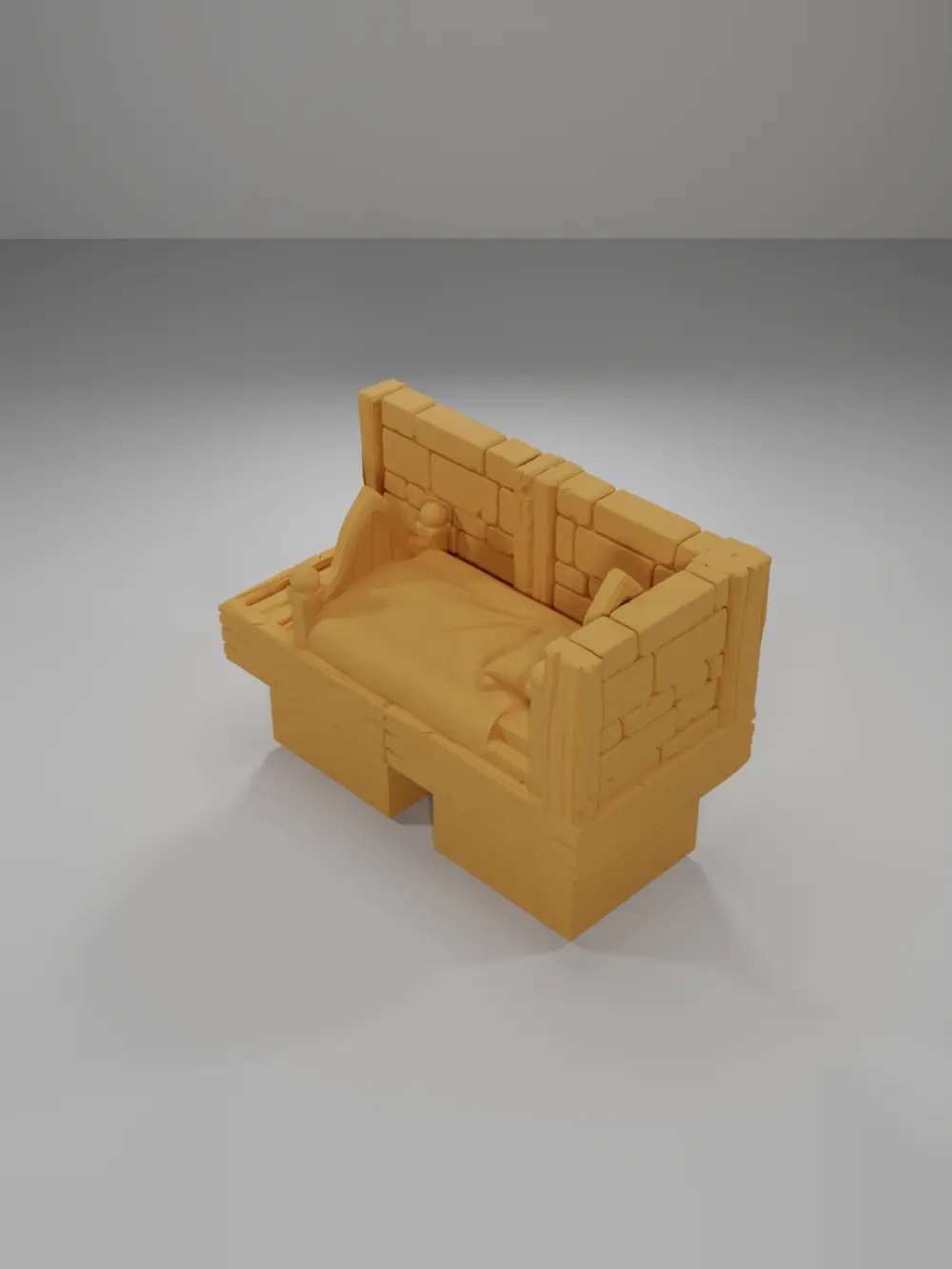 Bed Angle - Medieval Town Part 2 - Dungeon Blocks