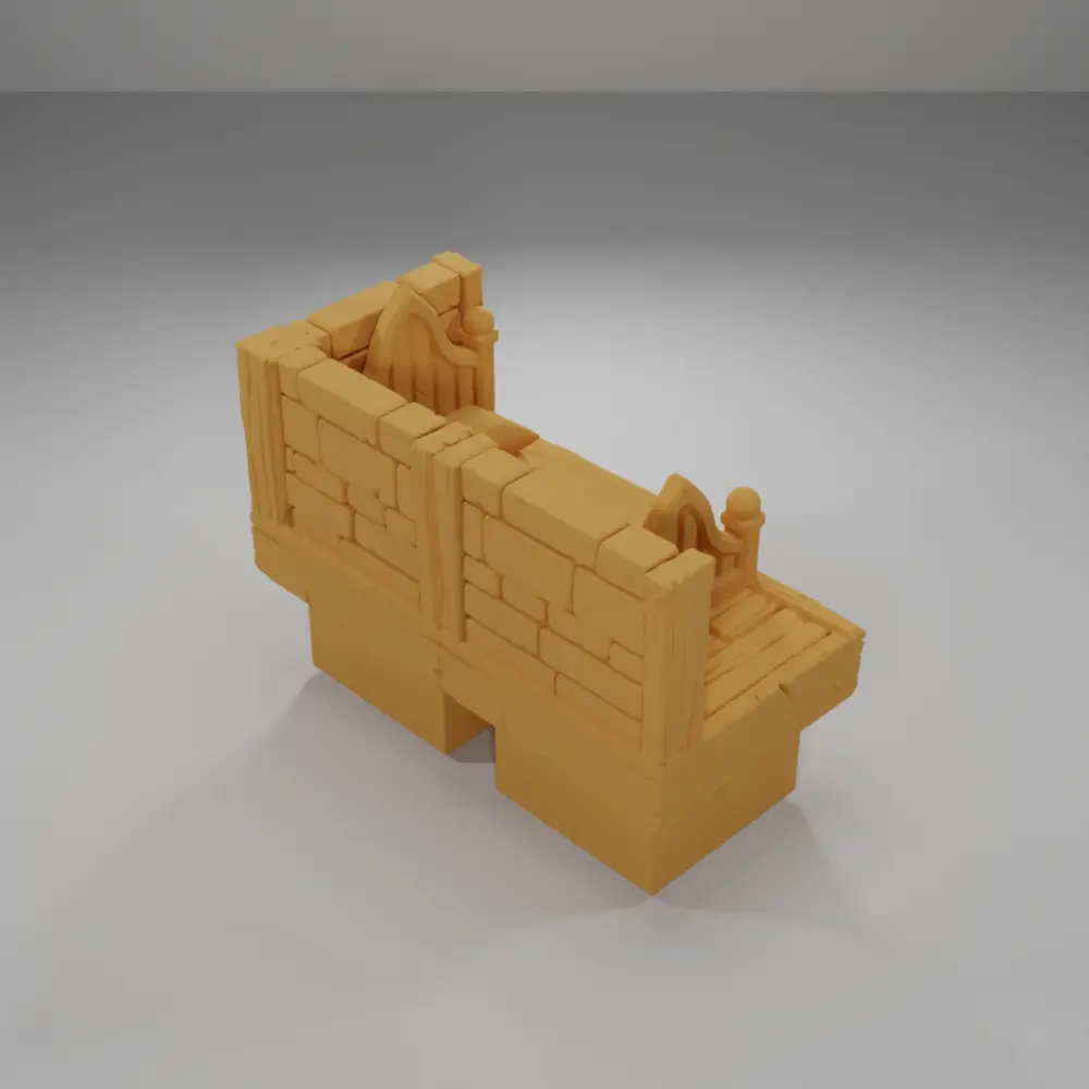 Bed Angle - Medieval Town Part 2 - Dungeon Blocks