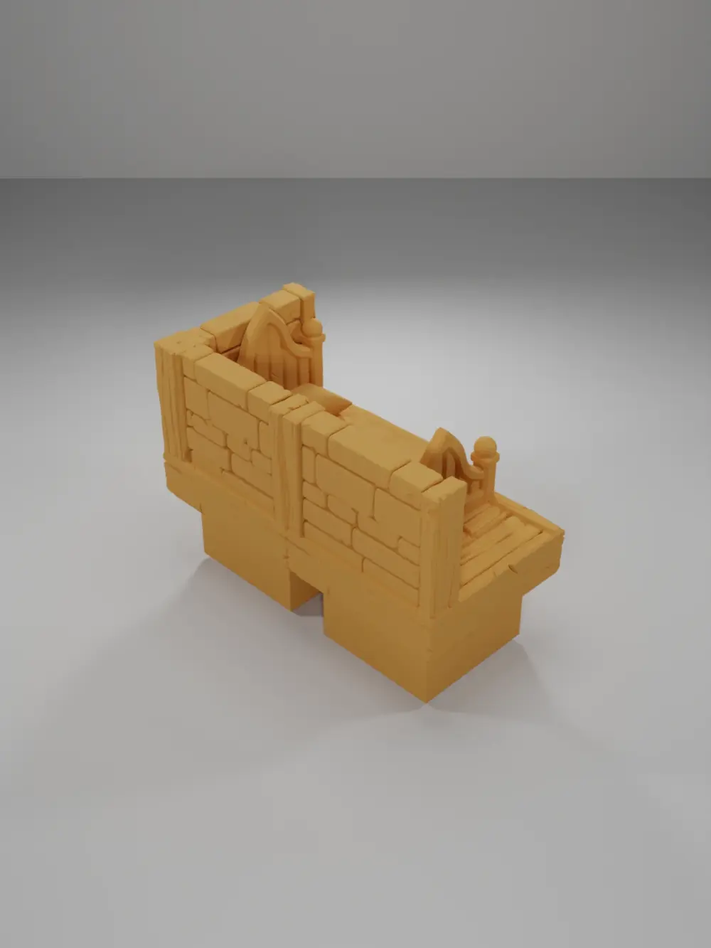 Bed Angle - Medieval Town Part 2 - Dungeon Blocks