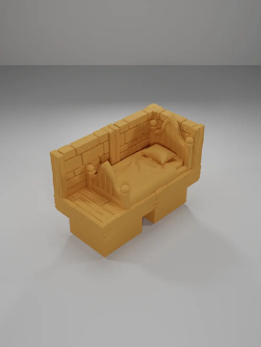 Bed Angle - Medieval Town Part 2 - Dungeon Blocks