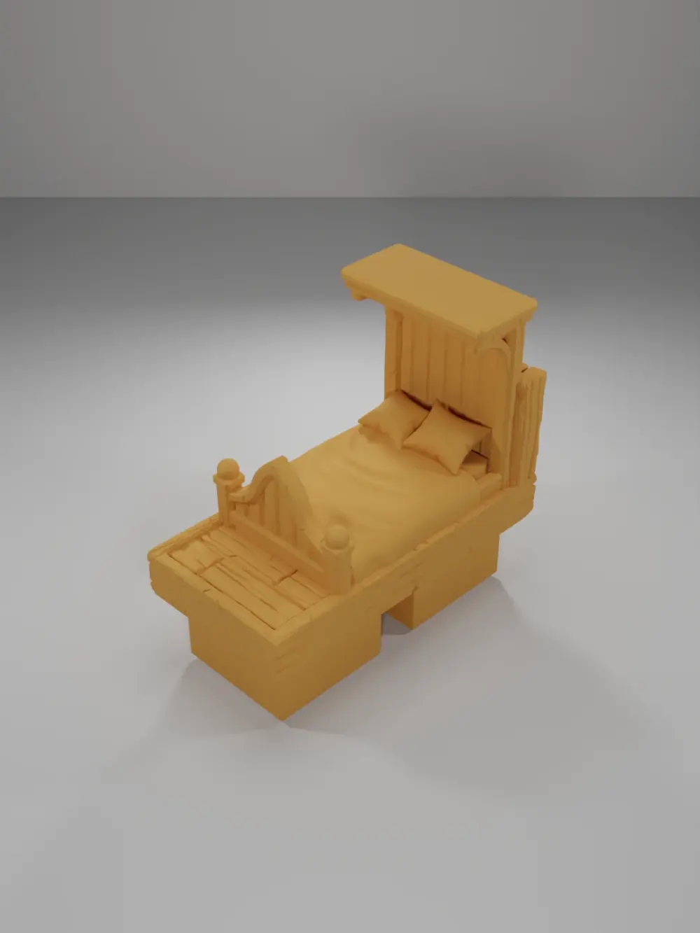 Bed - Medieval Town Part 2 - Dungeon Blocks