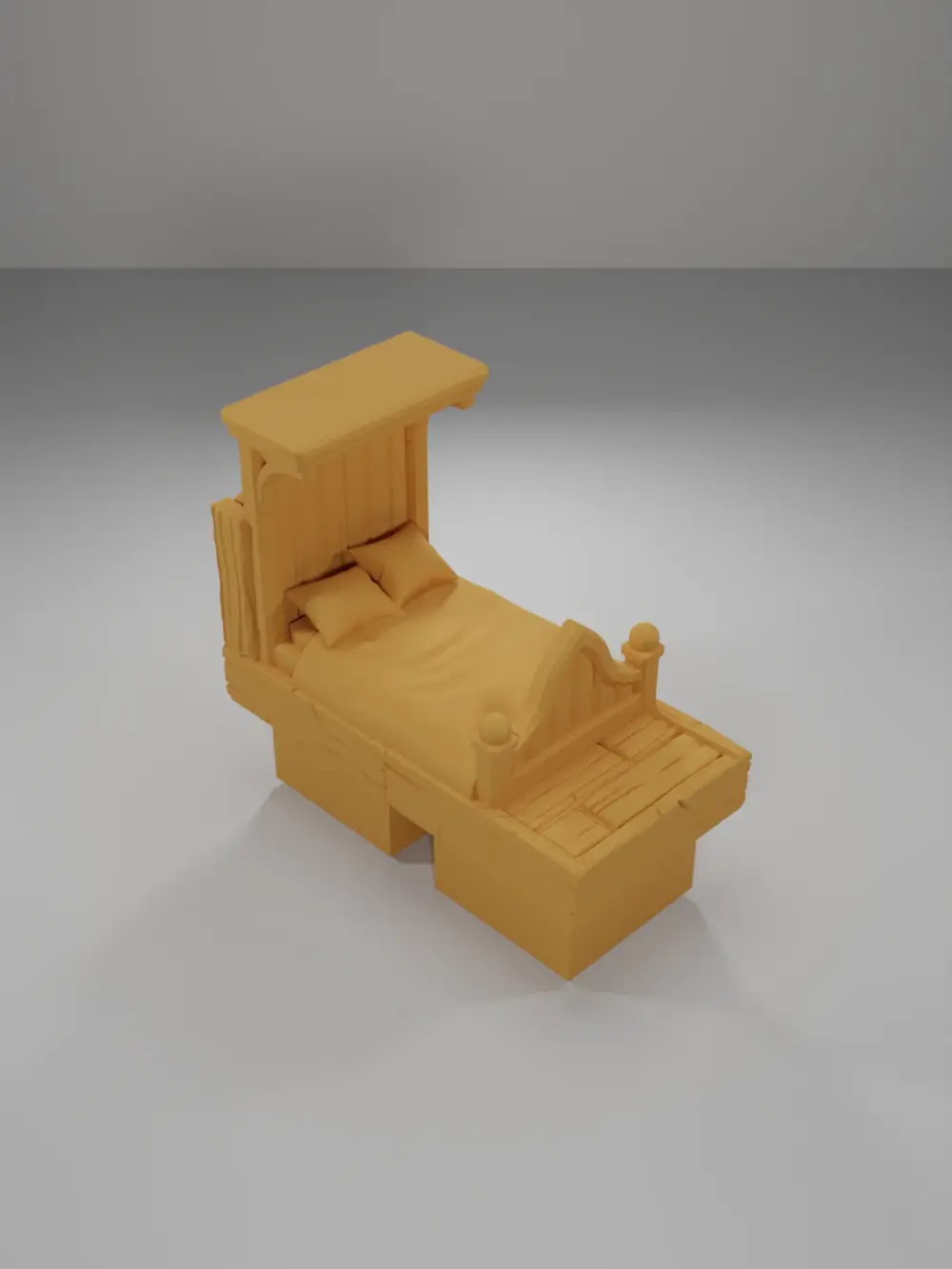 Bed - Medieval Town Part 2 - Dungeon Blocks