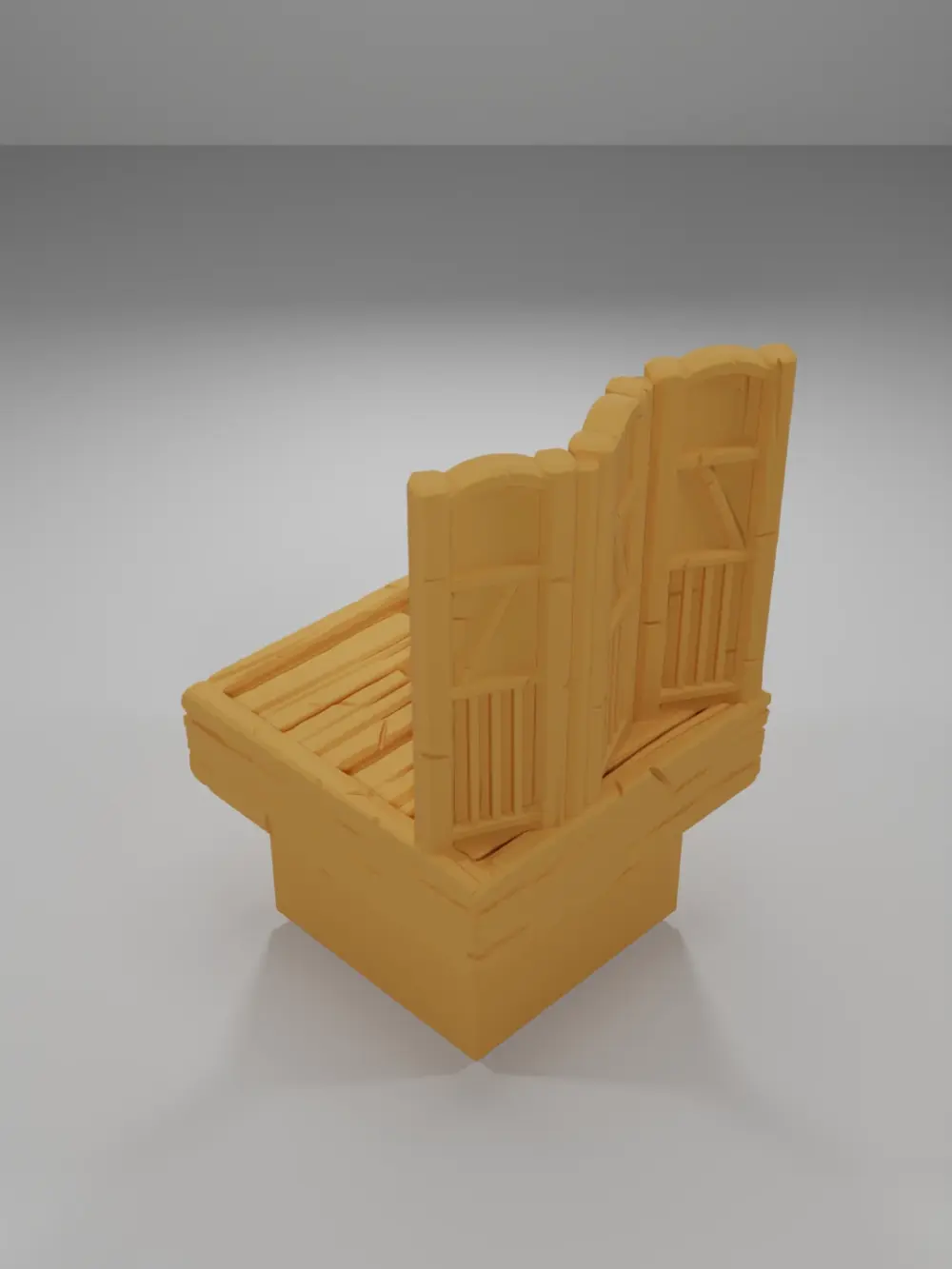 Wooden Screen - Medieval Town Part 2 - Dungeon Blocks