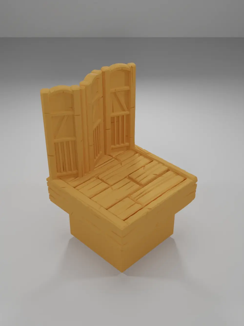 Wooden Screen - Medieval Town Part 2 - Dungeon Blocks