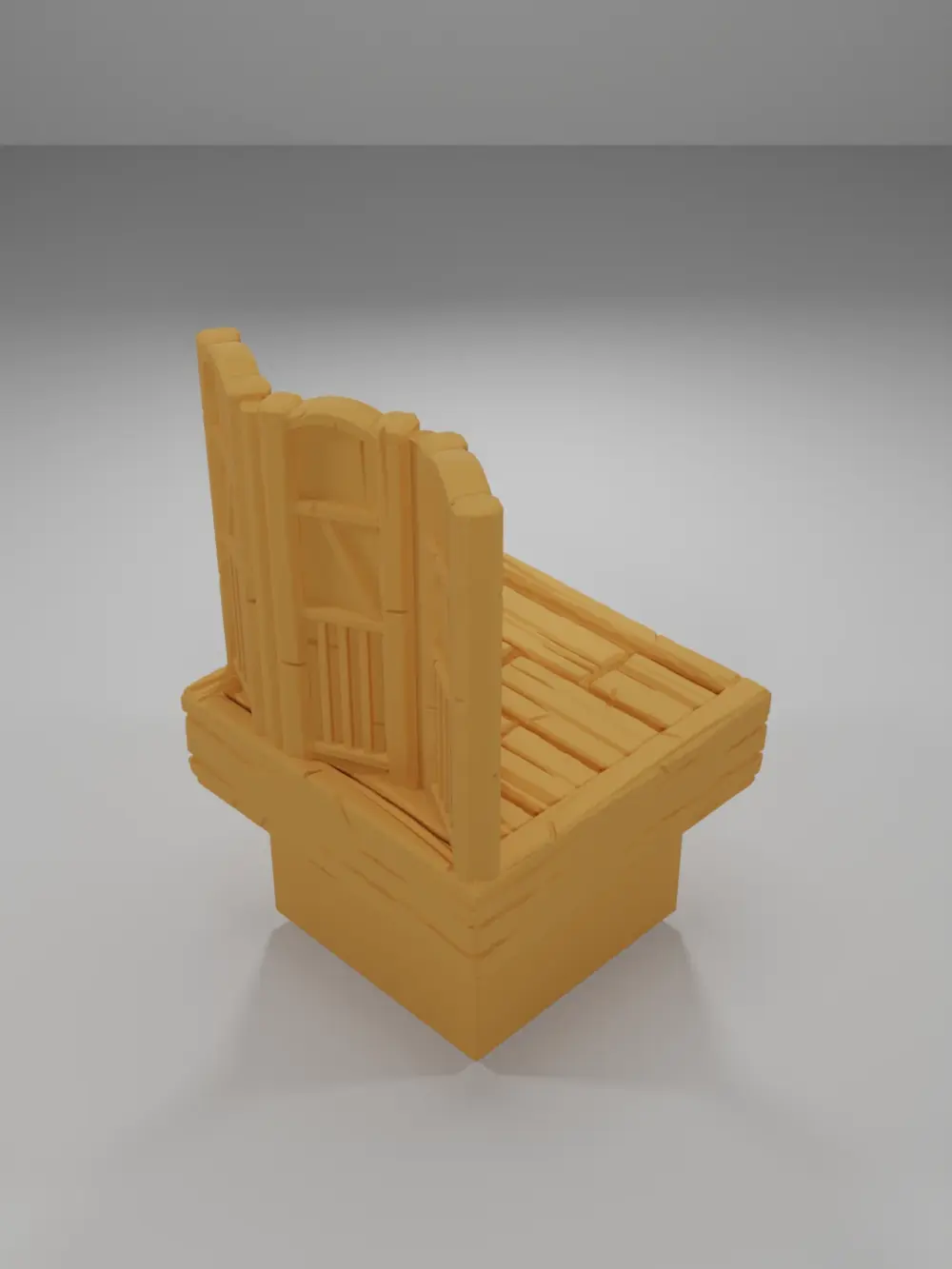 Wooden Screen - Medieval Town Part 2 - Dungeon Blocks