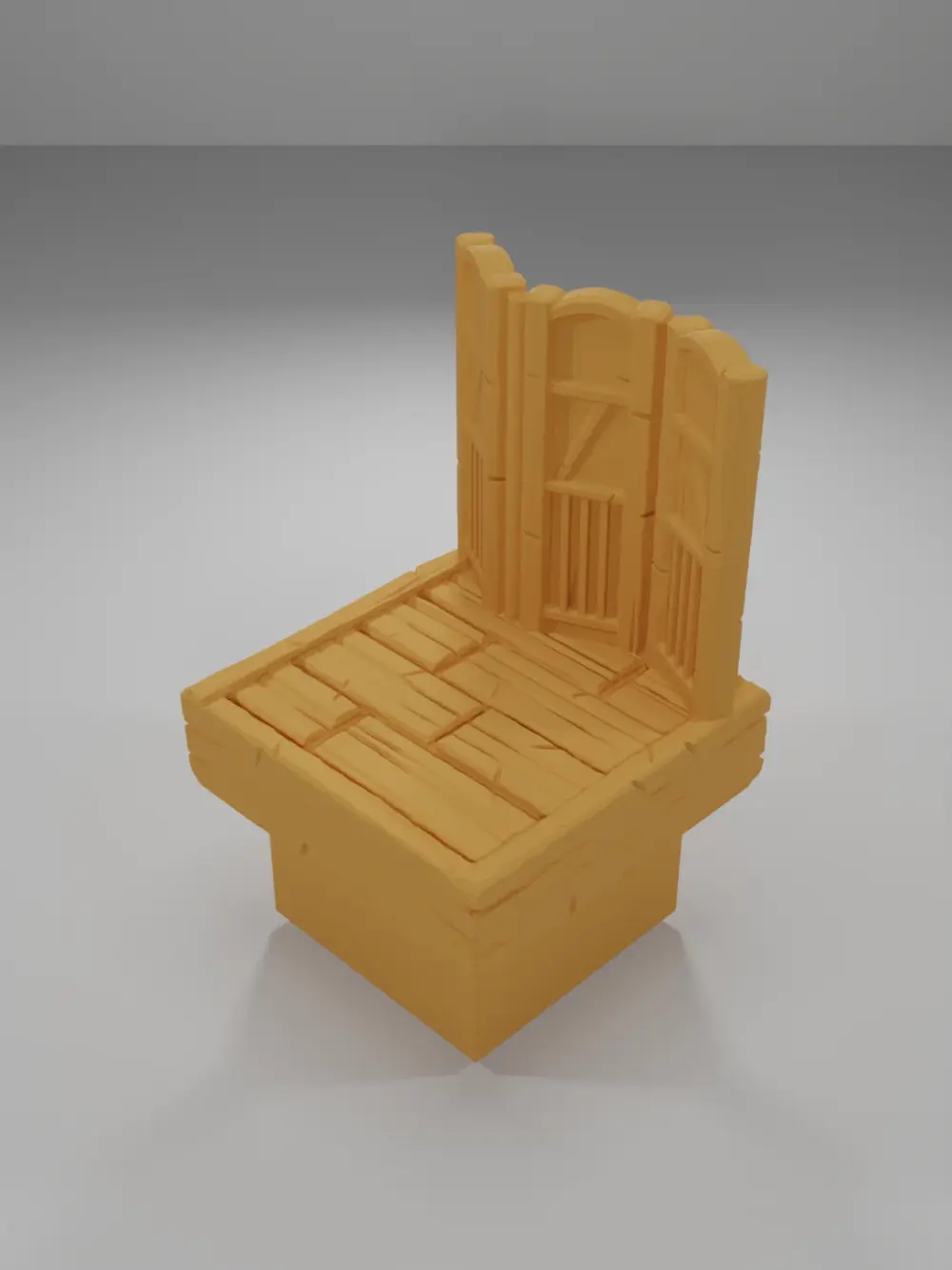 Wooden Screen - Medieval Town Part 2 - Dungeon Blocks