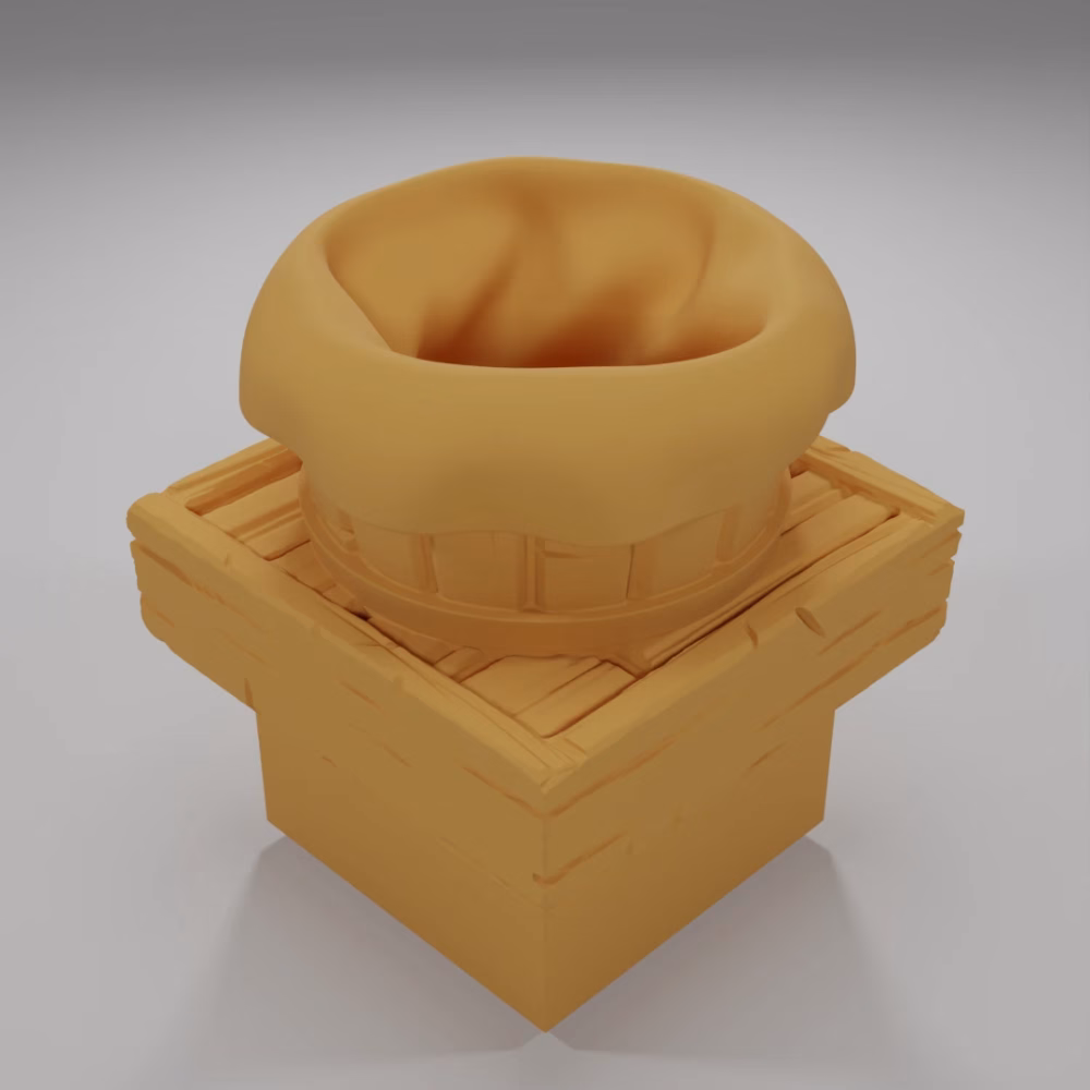 Empty Bath - Medieval Town Part 2 - Dungeon Blocks