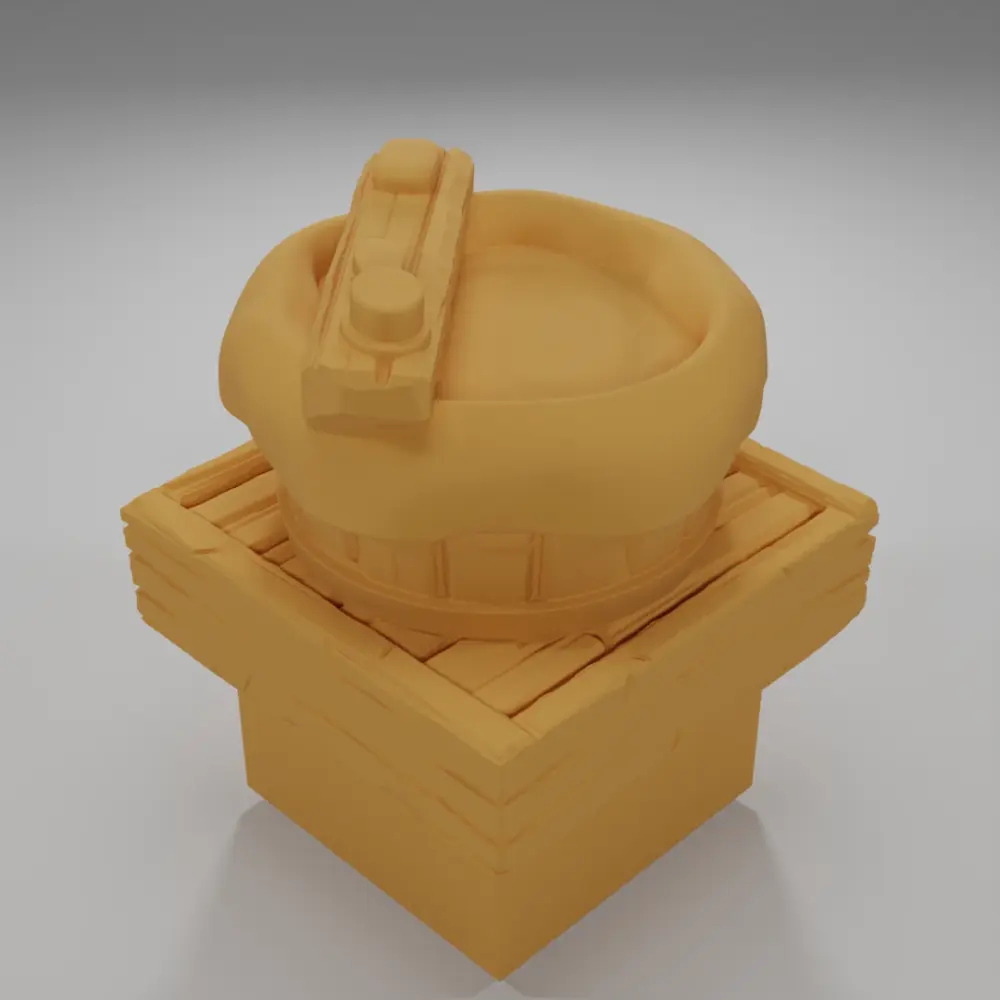 Bath With Water - Medieval Town Part 2 - Dungeon Blocks