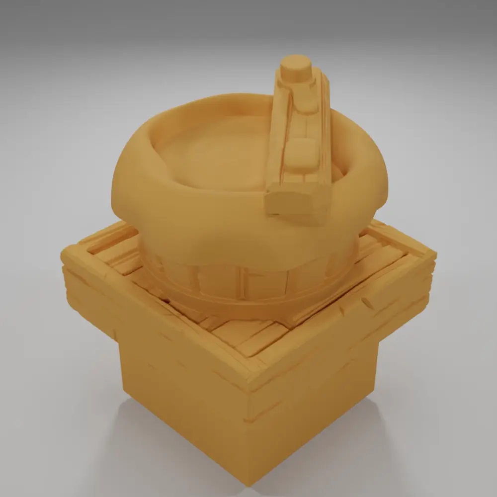 Bath With Water - Medieval Town Part 2 - Dungeon Blocks