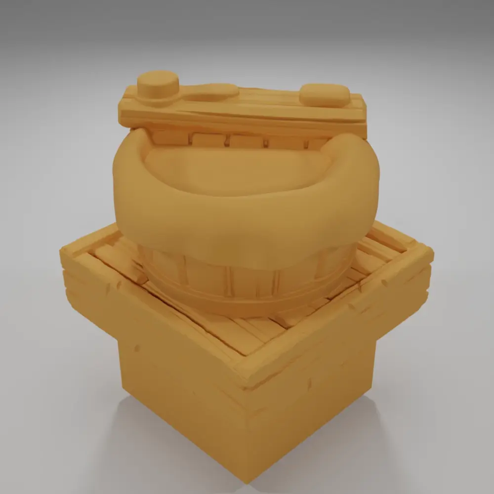 Bath With Water - Medieval Town Part 2 - Dungeon Blocks
