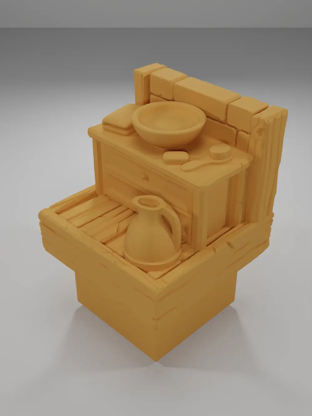 Sink - Medieval Town Part 2 - Dungeon Blocks