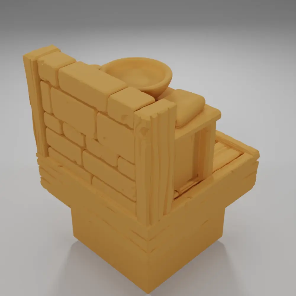Sink - Medieval Town Part 2 - Dungeon Blocks