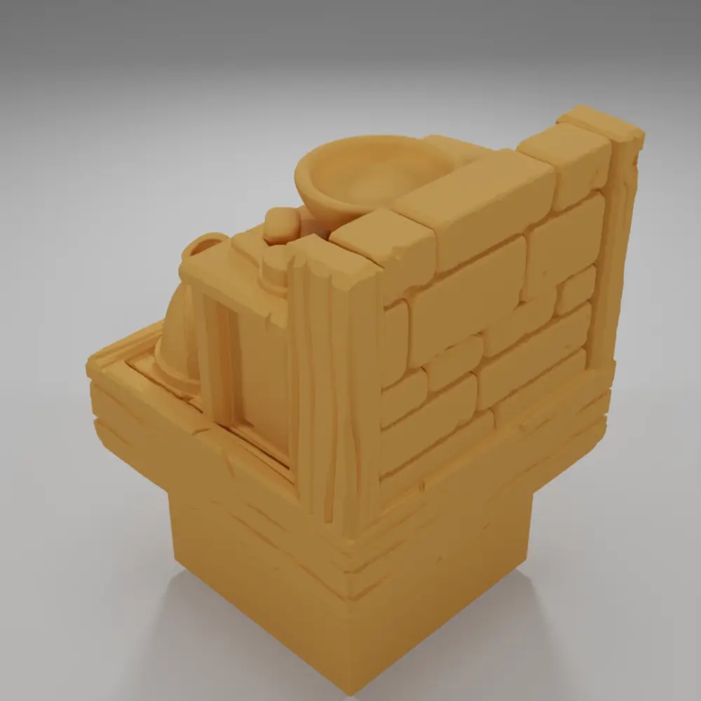 Sink - Medieval Town Part 2 - Dungeon Blocks