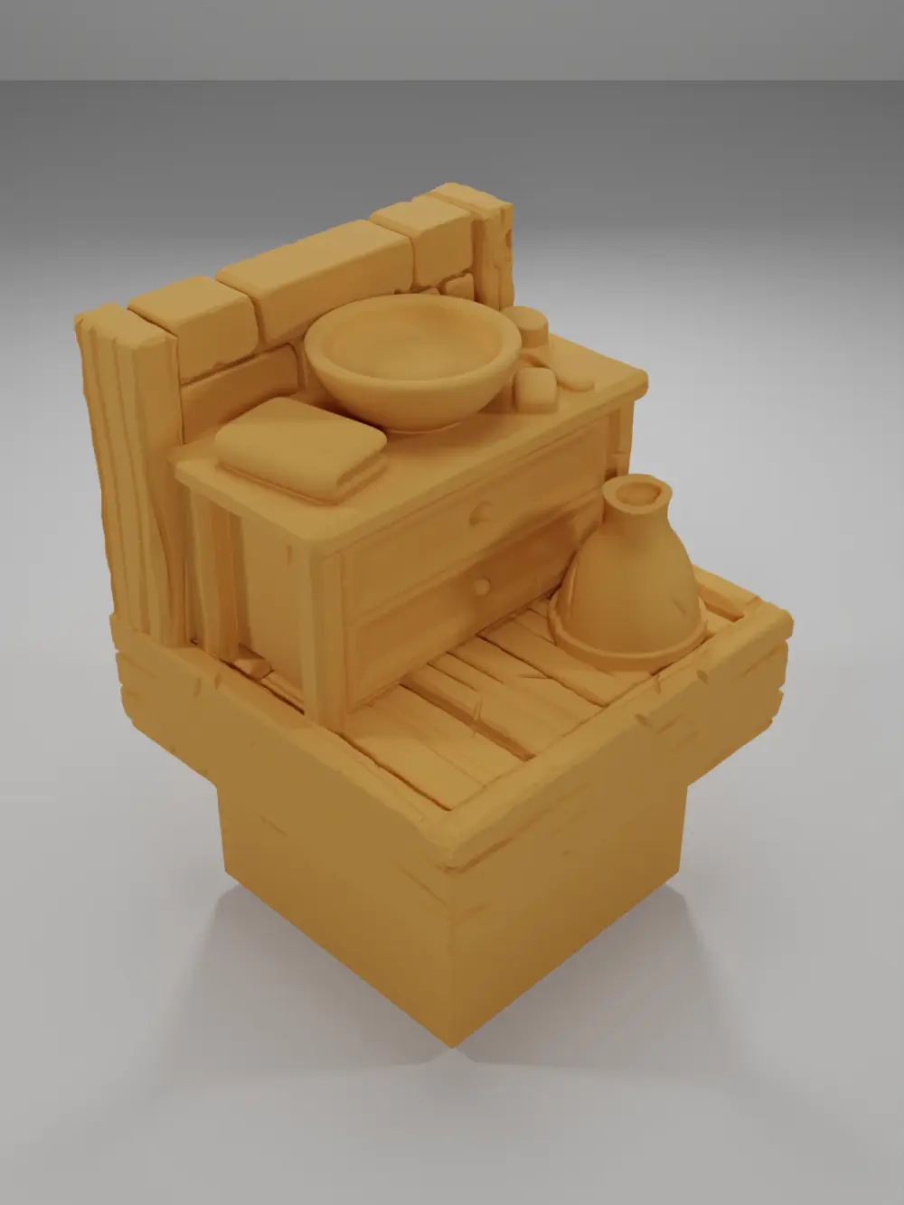 Sink - Medieval Town Part 2 - Dungeon Blocks