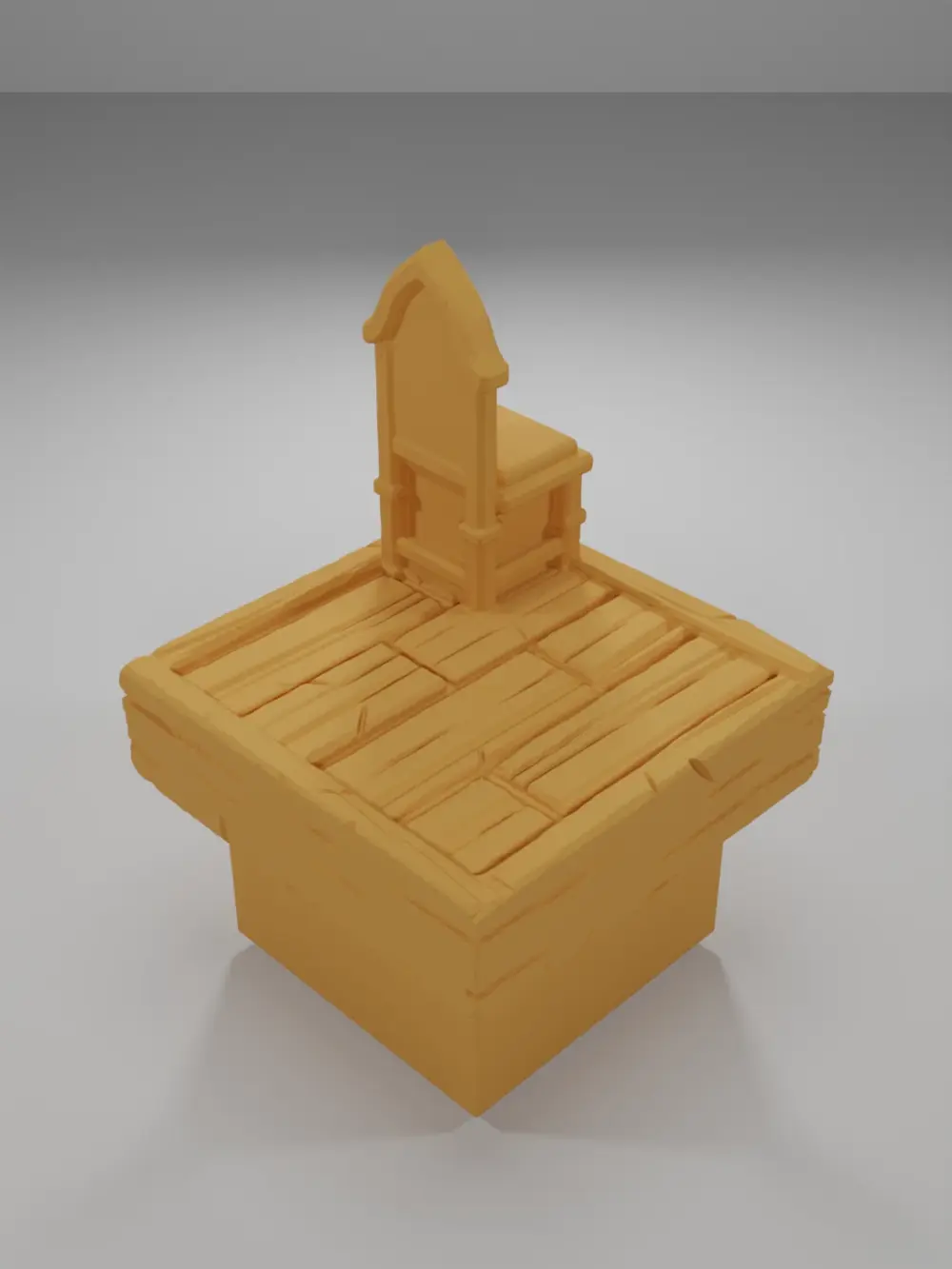Chair - Medieval Town Part 2 - Dungeon Blocks
