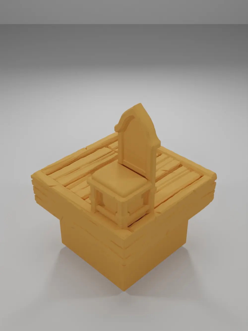 Chair - Medieval Town Part 2 - Dungeon Blocks