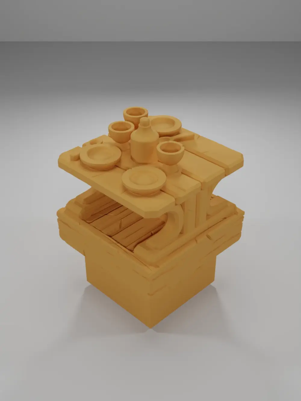 Set Table - Medieval Town Part 2 - Dungeon Blocks