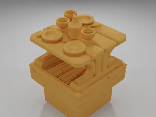 Overflowing Library - Medieval Town Part 2 - Dungeon Blocks