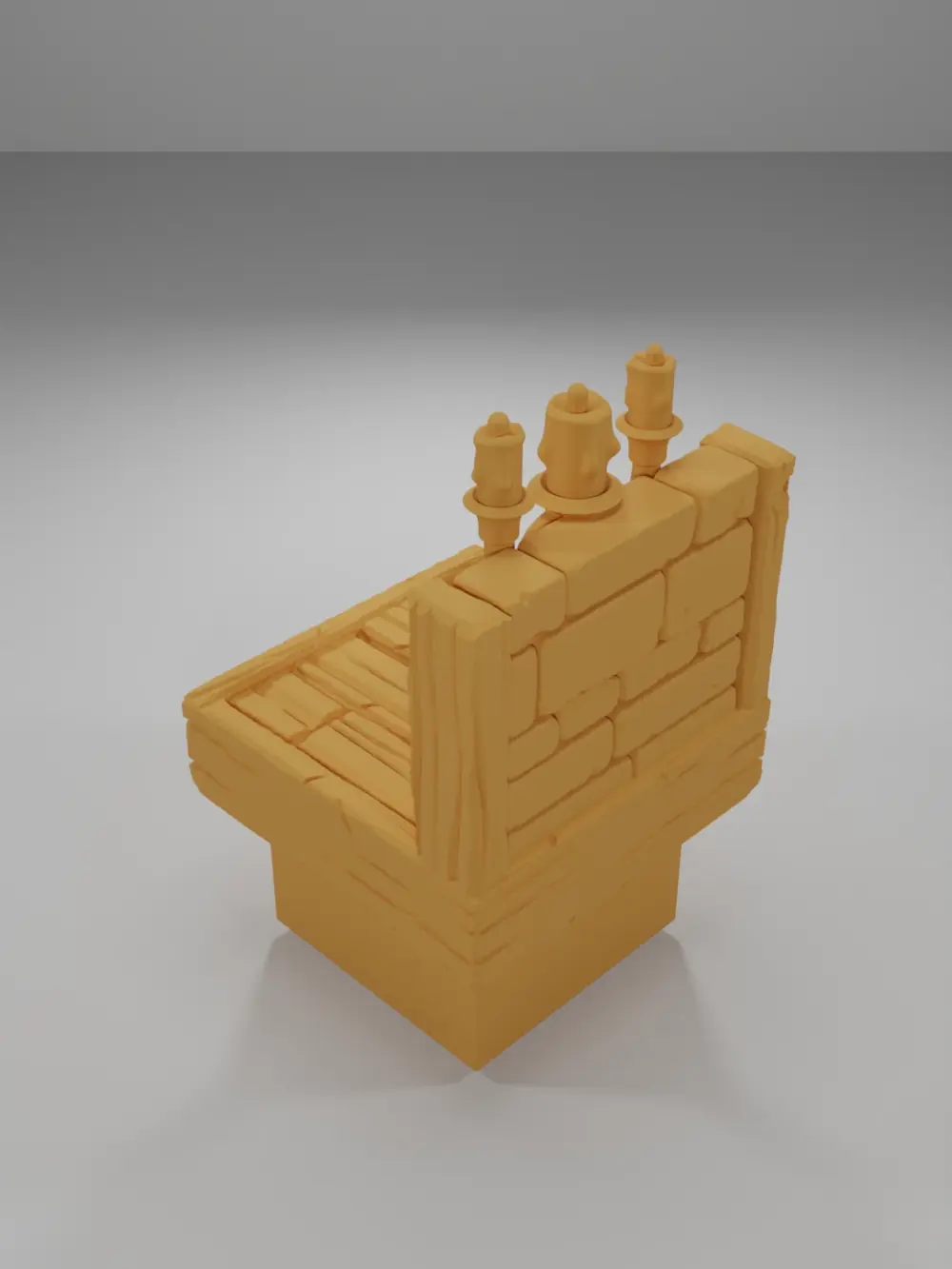 Unlit Chandelier - Medieval Town Part 2 - Dungeon Blocks