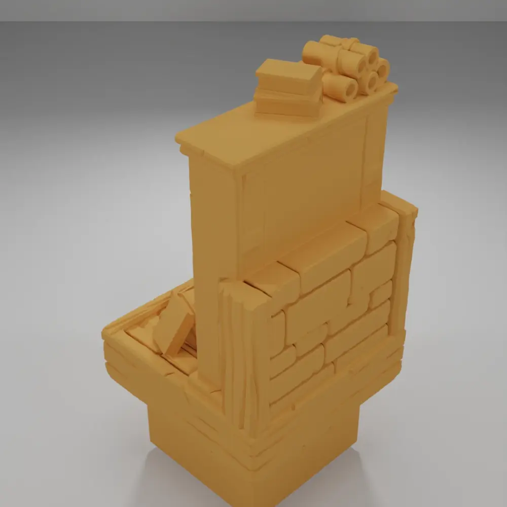 Overflowing Library - Medieval Town Part 2 - Dungeon Blocks